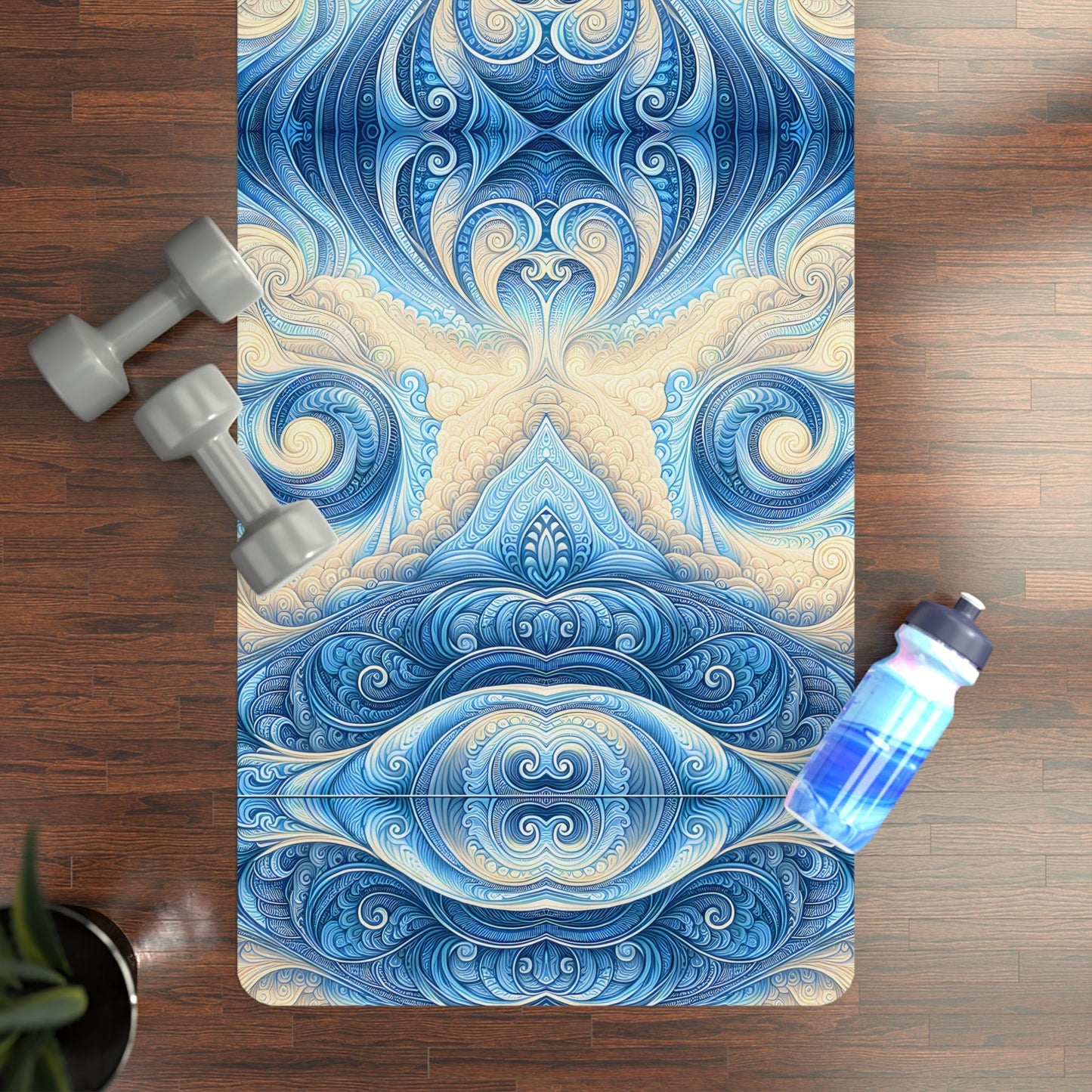 Zephyr Soft Blue Yoga Mat - Taigora